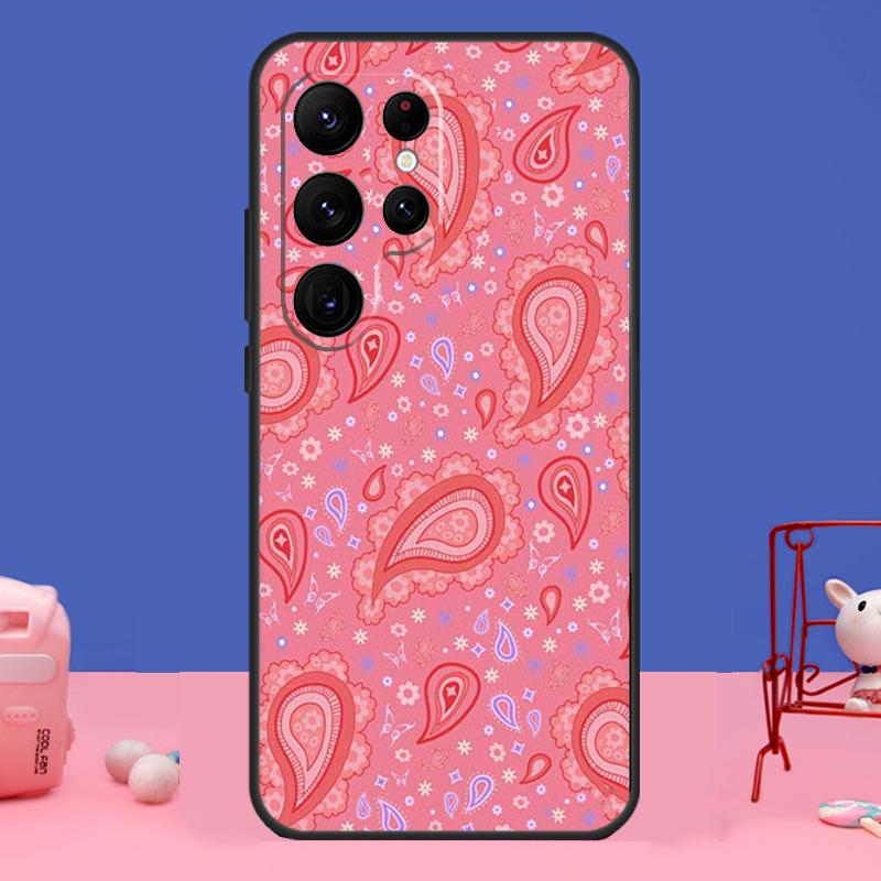 Синий чехол Tie Dye Groovy Shroom Patchwork для Samsung Galaxy S24 S23 S22 Ultra S20 S21 FE Note 20 S8 S9 S10 Note 10 Plus Cover