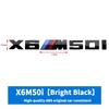 3D ABS M-Standard Sports Competition Emblem Rear Trunk Logo Sticker For BMW M1   X2 X3M X4M X5M X6M X7M Auto Modification  Badge CJ7