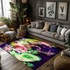 Tuniu Vibrant Butterfly Abstract Colorful Floor Carpet Rug Mat for Living Room Bedroom Home Decor