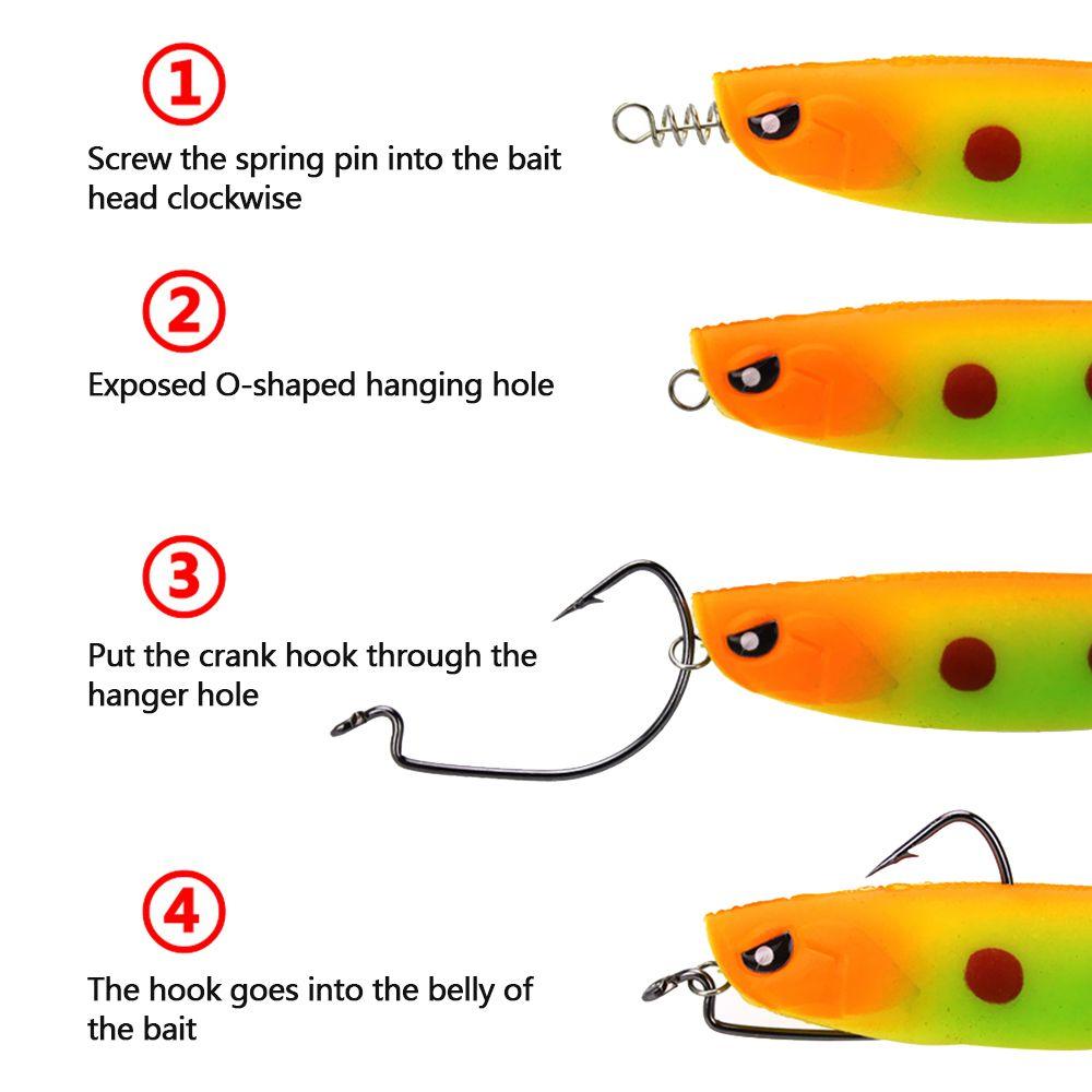 Разъем для рыболовного крючка Рыболовные аксессуары Замок иглы Приманки Крючок Винт Игольчатый крючок Штифт