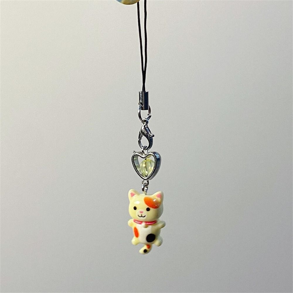 Anti Lost Y2K Phone Charm Cellphone Chain Phone Lanyard Bag Decor Cat Phone Strap Women Girls