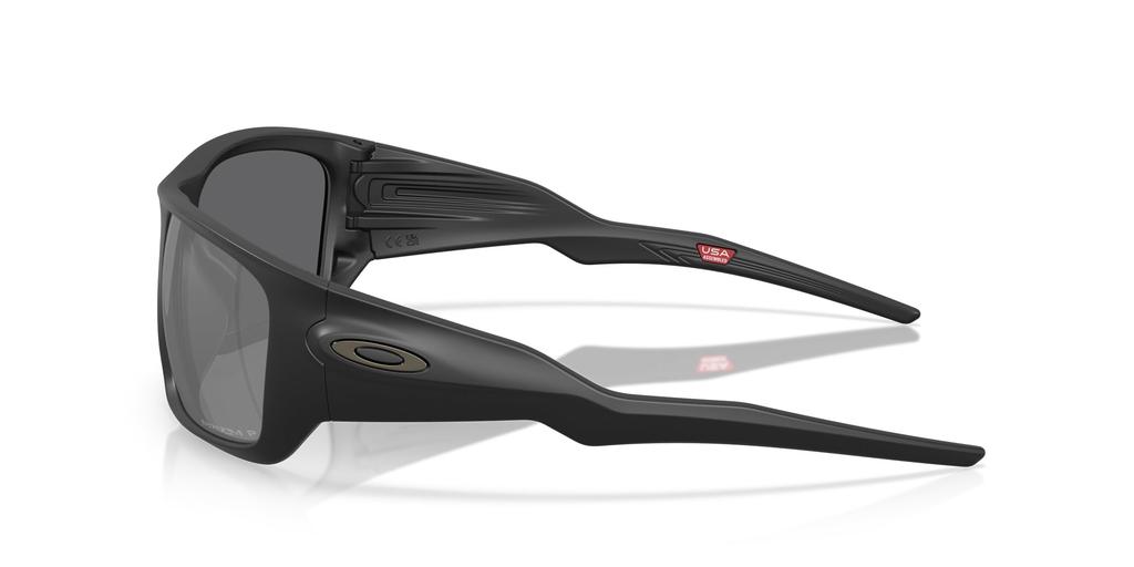 Oakley Sunglasses Matte Black Frame Prizm Black Polar 60mm Men's 0OO9486, (Front), Lens,