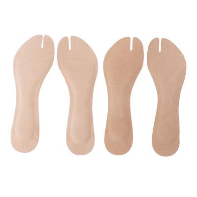 2 пары стелек для шлепанцев из искусственной кожи, мягкие стельки для шлепанцев с клеевой основой, противоударные шлепанцы