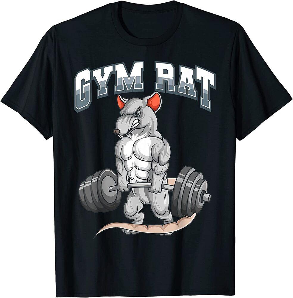 Футболка унисекс для фитнеса и бодибилдинга Gym Rat