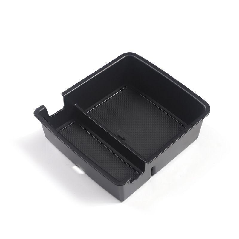 Car Styling Accessories For BYD KING DM-i  2024 2025 ABS Black Central Armrest Storage Box Glove Box Interior Tidying