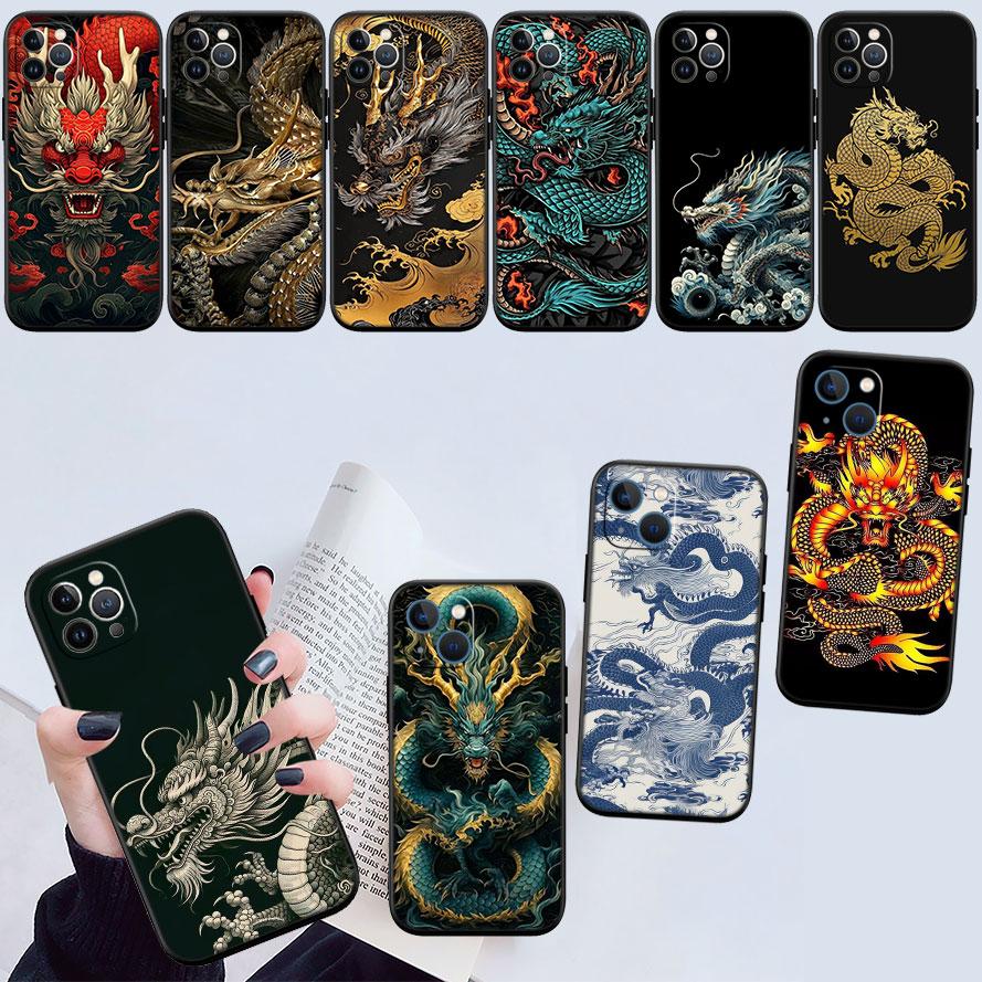 IK23 Чехол для телефона с китайским драконом, новый, премиум, для iPhone SE X XS XR 16E 17 11 Pro Max 8 7 6 6s Plus Air