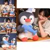 Adorable Penguin Plush Toy Soft Ocean Animal Cuddly Doll For Children And Kids