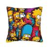 Pillow Cover SSimpsons Family Haunted House Halloween  Vintage Pillow Case For Sofa Bedroom Home Decor Pillowcases
