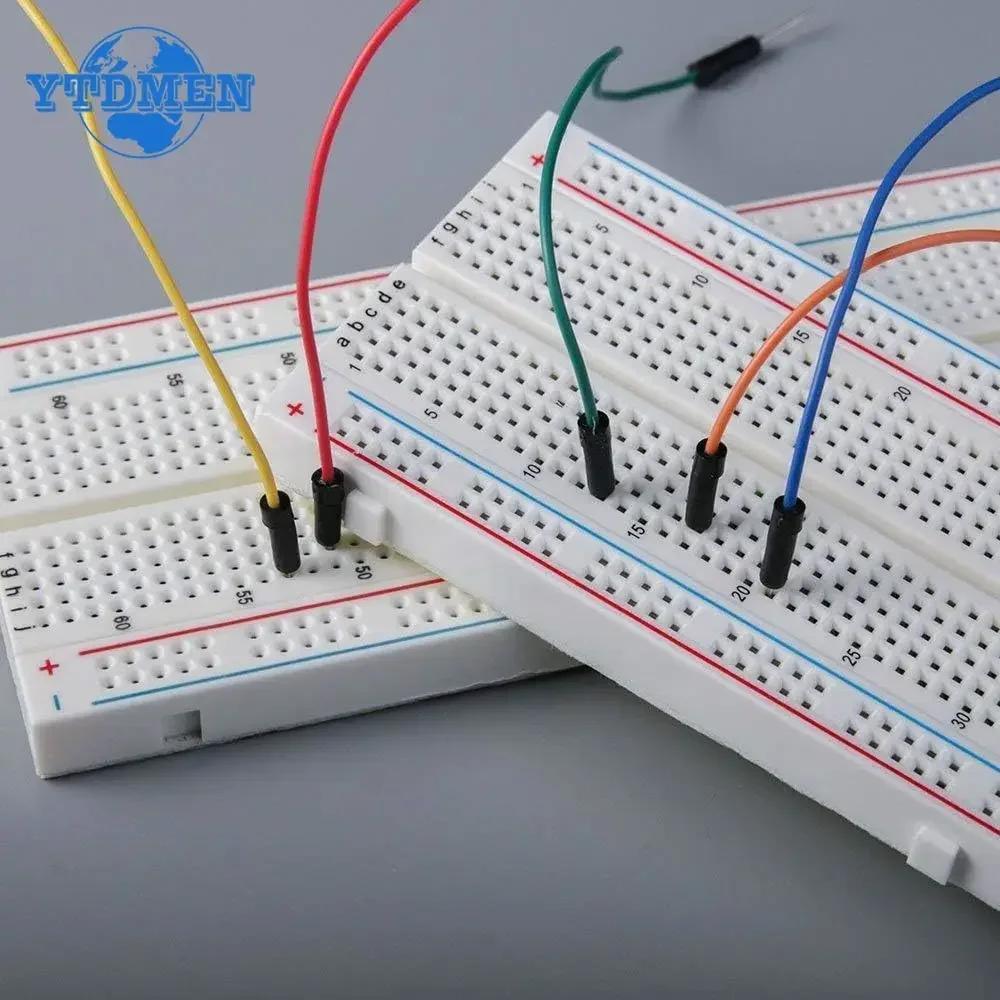 1PCS 400/830 Points Breadboard MB-102 Solderless PCB Test Boards 400 Hole Bread Board MB102 Test Develop DIY