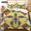 Комплект постельного белья с изображением слона в стиле богемы, комплект постельного белья с изображением слона и мандалы для подростков и взрослых, комплект постельного белья Queen King из полиэстера