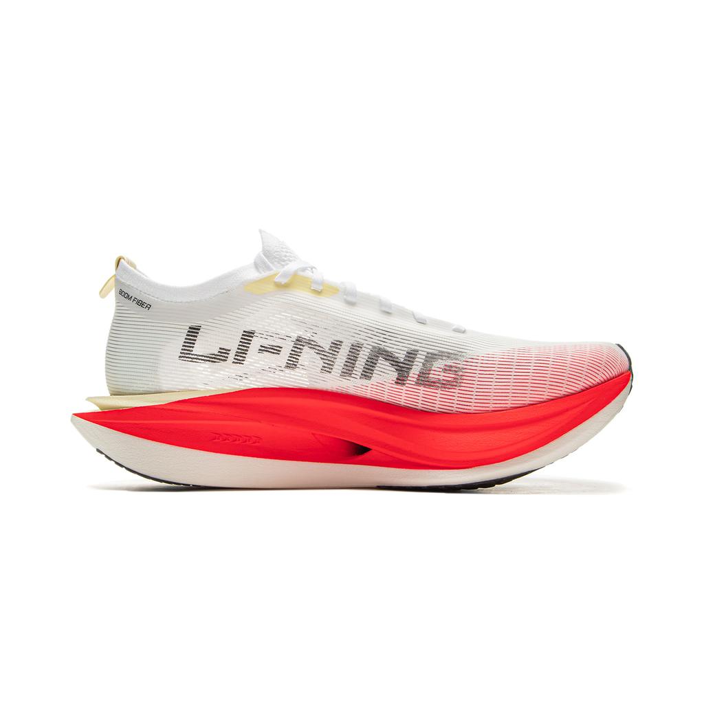 Кроссовки для бега Li Ning Feidian 5 Elite Ultra Light Technology Carbon Plate унисекс, стандартные белые ARMV003-1