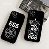 Чехол для телефона Pentagram 666 Demonic satanic 14 11 12 Pro 8 7 14 Plus 2020 X Pro 14 MAX 13 MINI XR XS, мягкие чехлы для телефонов iphone 14