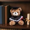 Персонализированная плюшевая кукла-медвежонок на выпускной 2026 года для нее, мягкий плюшевый мишка с вышитой мантией, подарки на выпускной 2026 года для колледжа и старшей школы
