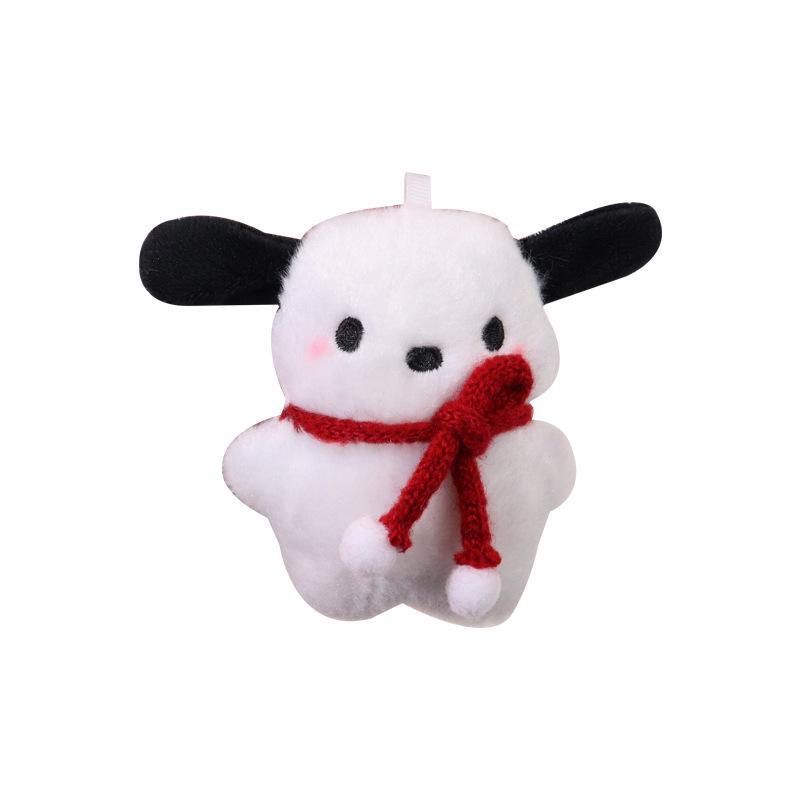 Румяна «Маленькая красная книжечка» Брелок Пача Дог Плюшевая кукла - Милый девичий брелок для сумки в виде сердечка