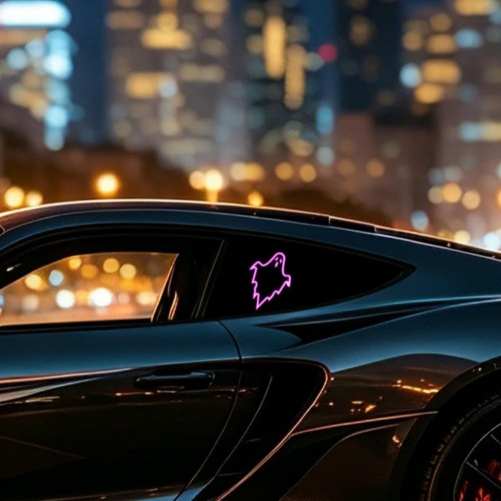 RGB Color Atmosphere Breathing Lamp Dynamic Gradient Car Devil's Eyen Light Side Window