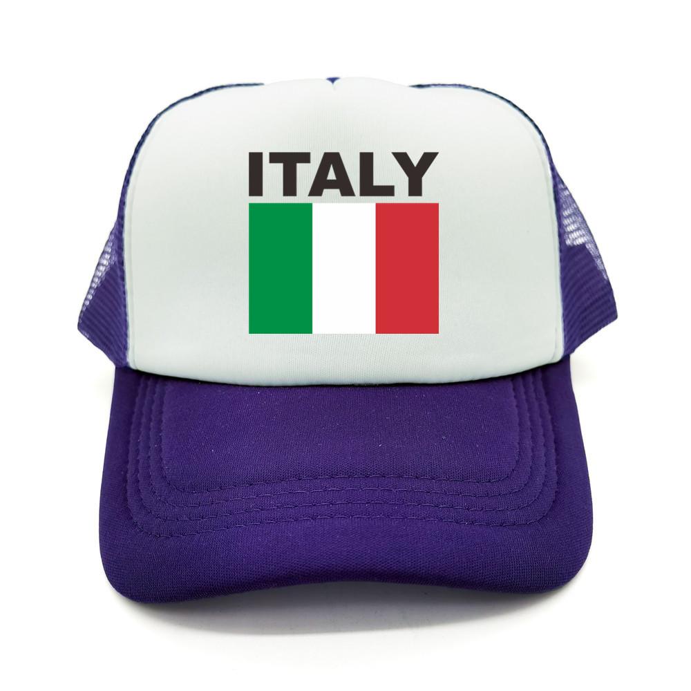 Italia Italy Italian Flag Trucker Cap Summer Unisex Cool Dad Hat Baseball Caps Unisex Outdoor Mesh Net Caps