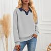 Women's Fashion Solid Color Casual Long Sleeve Hoodie