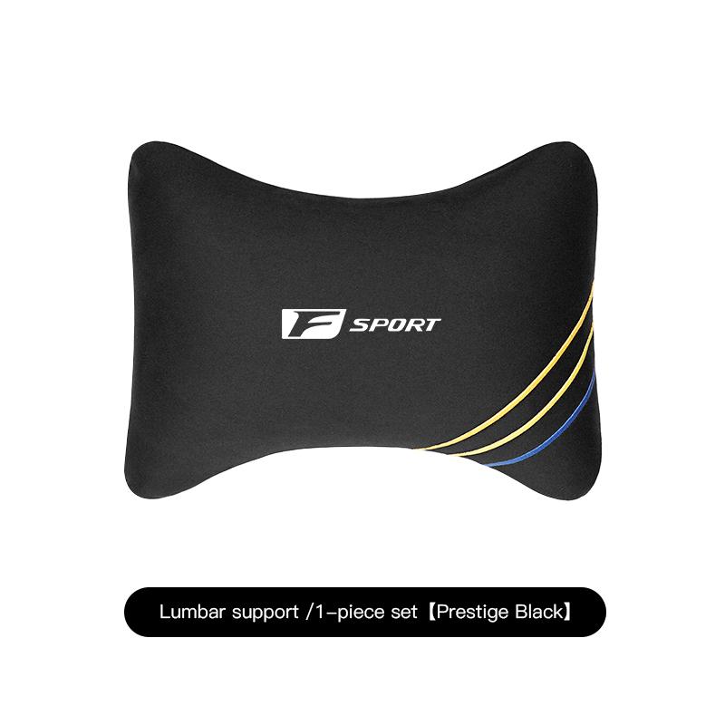 Keychain Suede Car Seat Headrest Lumbar Pillow For Lexus Fsport RX330 IS250 Ct200h ES300h RX350 IS300h Car Interior Head Aupport