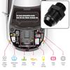 uxcell Oil Cooler Fitting Male Metric Thread Fitting Adapter Straight