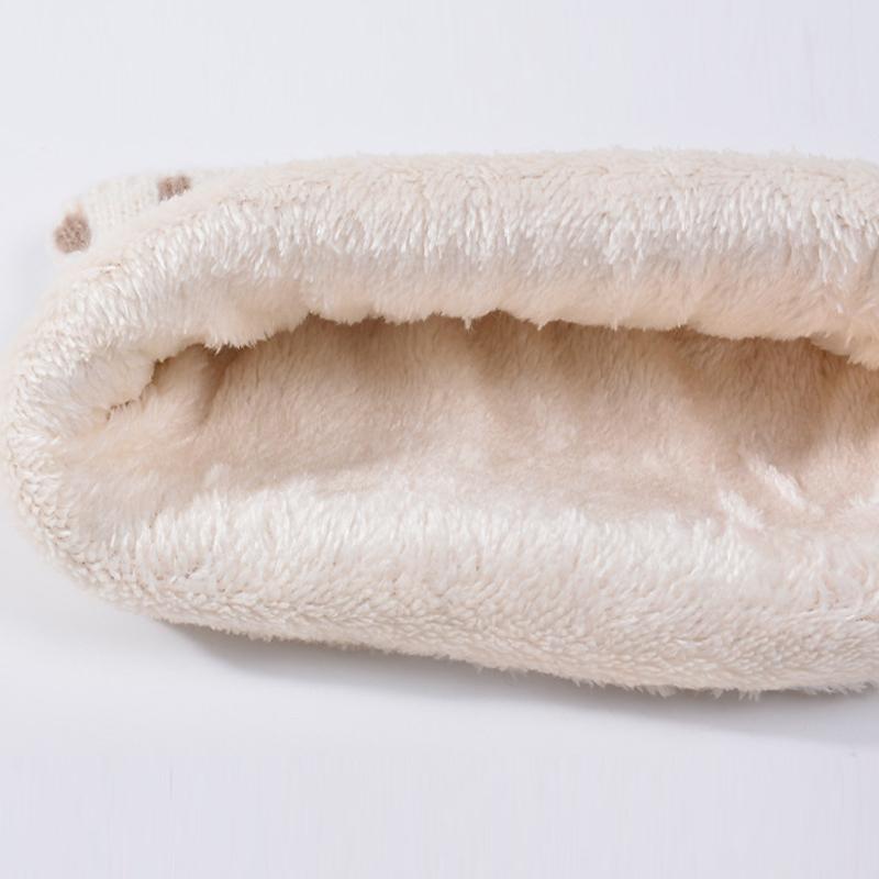 Зимняя теплая защитная шапка-шарф, женский свитер, вязаная шапка, уличное утепленное шерстяное пальто