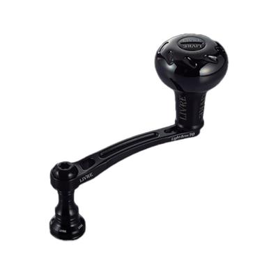 LIVRE 11743 LightArm 70 Серия B с ручкой EP37B для катушки Daiwa DS, только для левой руки, Черный, LA70-KB37DL