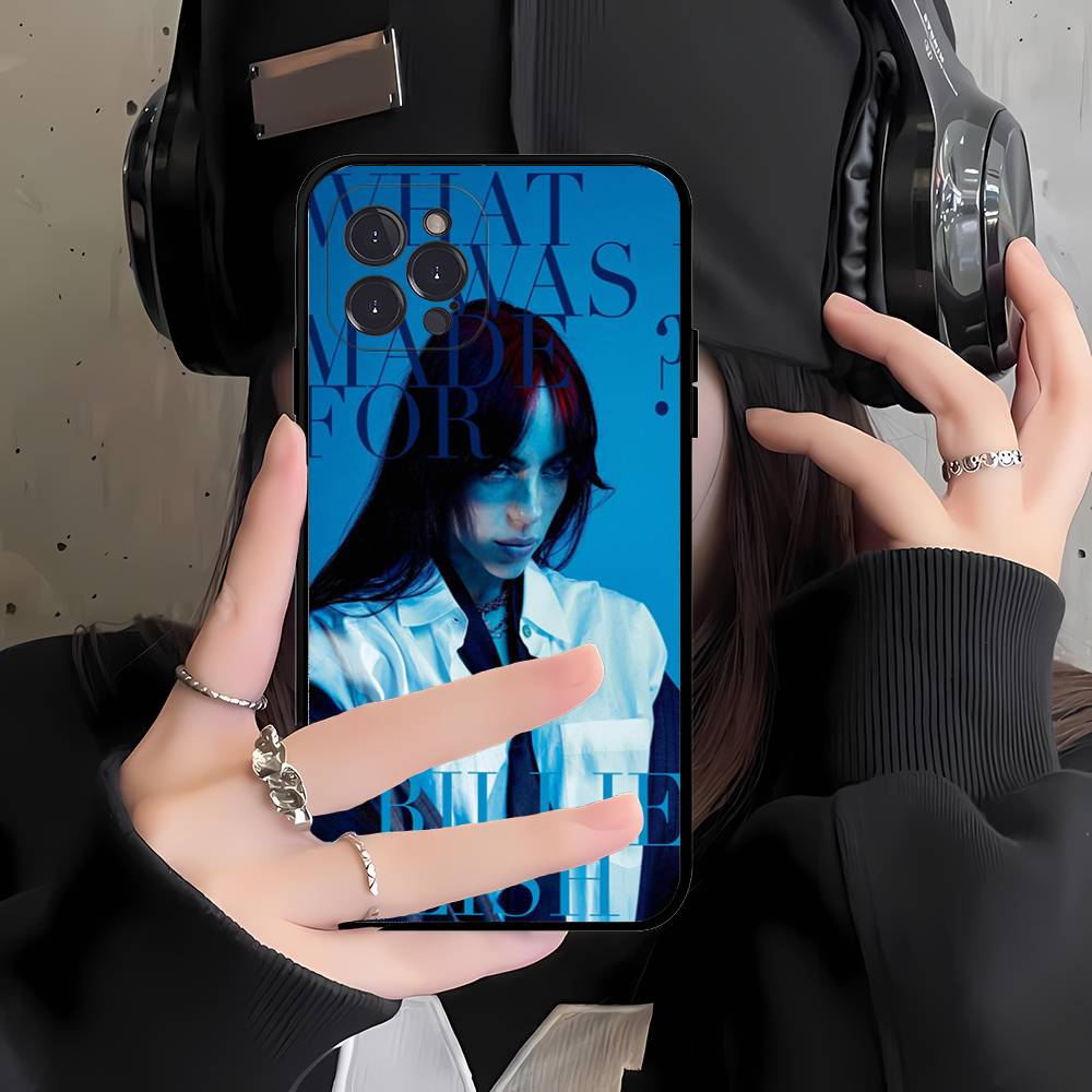 Ударь меня сильно и нежно B-Billie Чехол для телефона для IPhone 17 16 15 14 13 12 11 Pro Max Plus Mini Силиконовый Черный Чехол