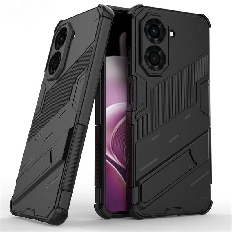 Phone Holder Case For Xiaomi Poco C71 Case Anti-knock Armor Back Cover Poco C71 Case For Poco C71 Shockproof Phone Back Cover