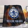 Custom Name Rangers FC Flannel Blanket, High quality Comfortable for All Seasons, Home Decor, Warmth and Comfort