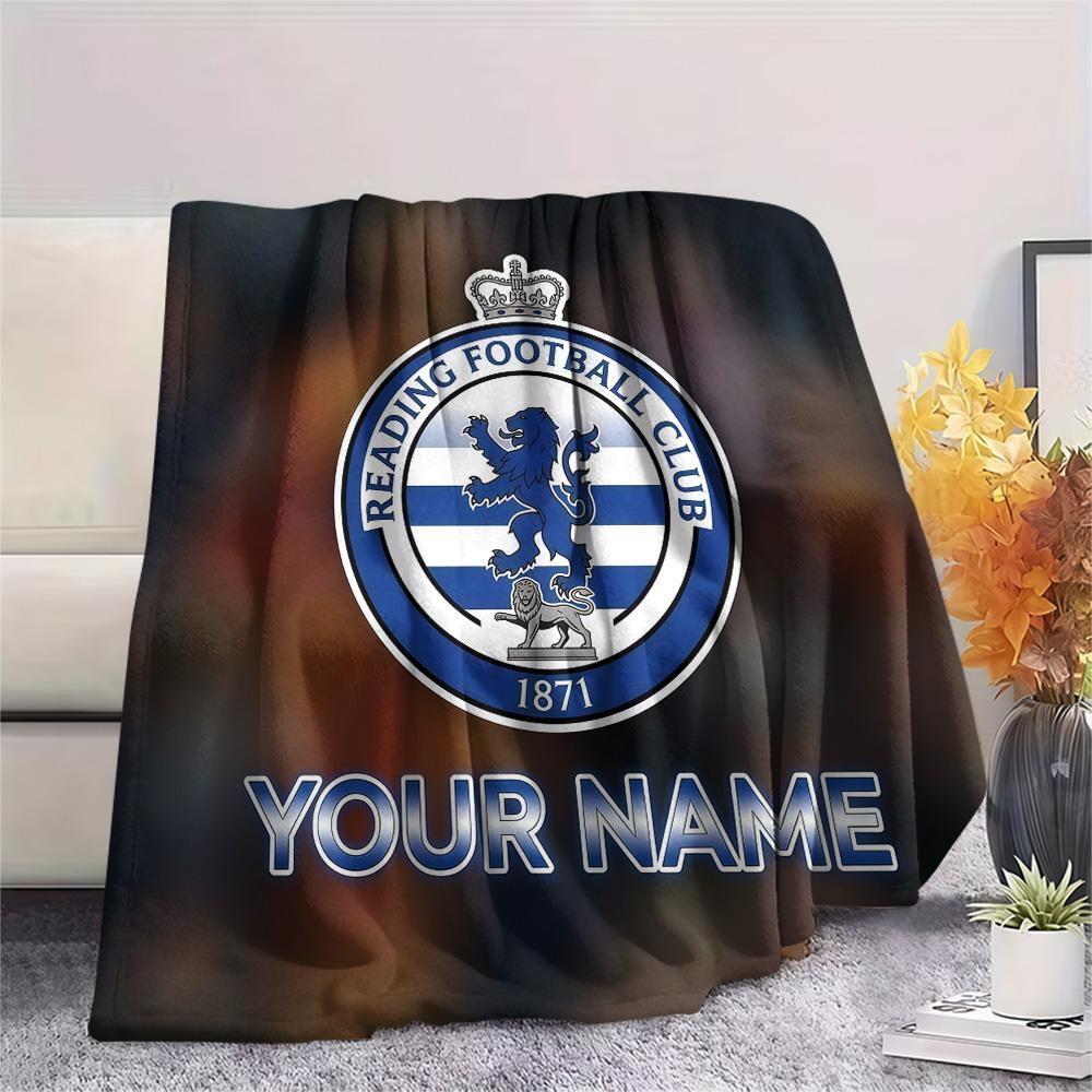 Custom Name Rangers FC Flannel Blanket, High quality Comfortable for All Seasons, Home Decor, Warmth and Comfort