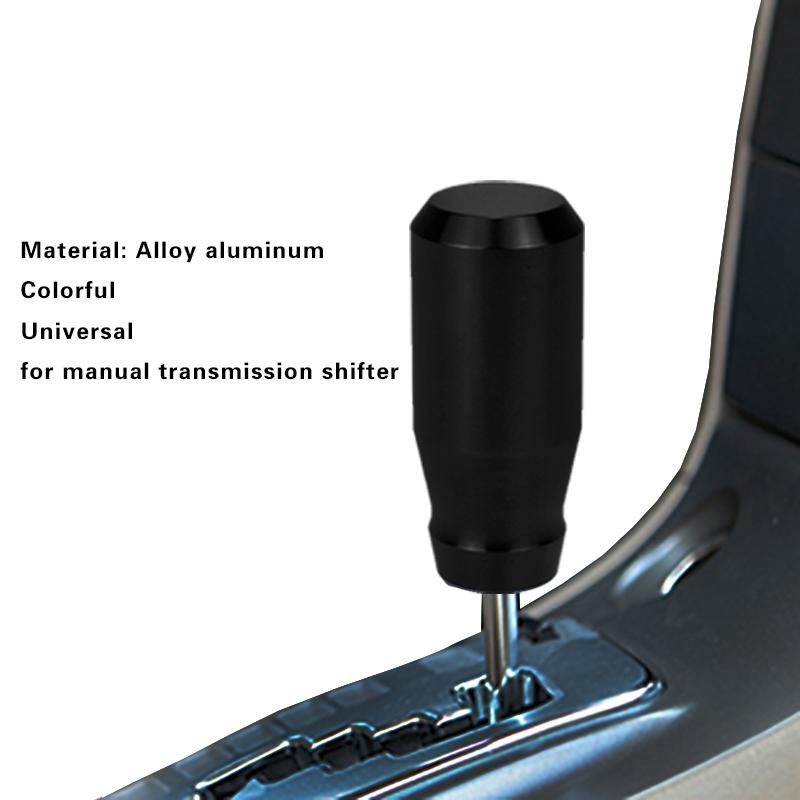 78mm Gear Shift Knobs Universal Aluminum Alloy Weighted Shifter Knobs Metal Gear Lever Stick Handle Fit Most Automatic Vehicle