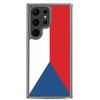 Coque Téléphone - Samsung - Galaxy S23 - Drapeau Tchéquie - Souple - Multicolore