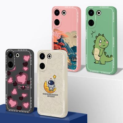 Для Tecno Camon 20 Pro 4G 5G чехол для телефона задняя крышка защитная пленка для экрана противоударные матовые квадратные сумки для телефона модный дизайн оболочка авокадо для бамперов Tecno