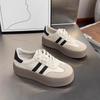 Little White Shoes Women's Platform 2024 Spring and Autumn New Forrest Gump Training Shoes Versatile Casual Board Shoes Muffin Lace-up Single Shoes