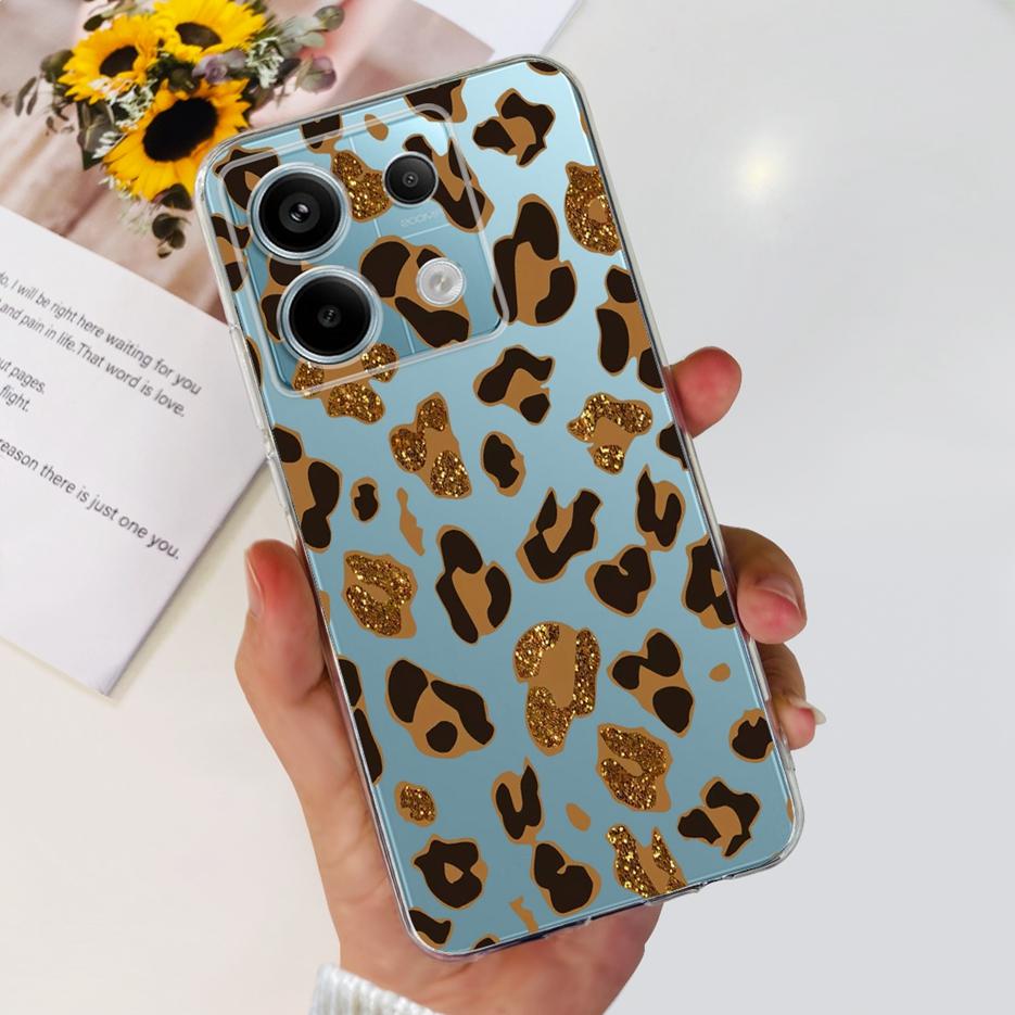 For Xiaomi Poco X6 5G Case PocoX6 Pro New Fashion Painted Cover Clear Silicone Phone Case For Xiaomi Poco X6 Pro X6Pro 5G Bumper