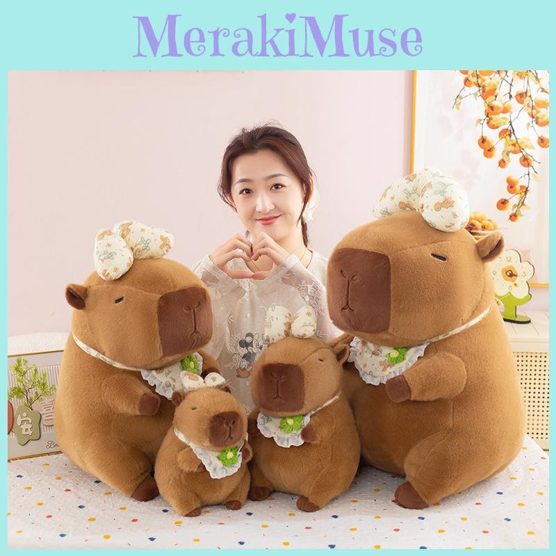 Очаровательная плюшевая игрушка капибара с милым дизайном и мягкой коротковорсовой тканью для всех возрастов
