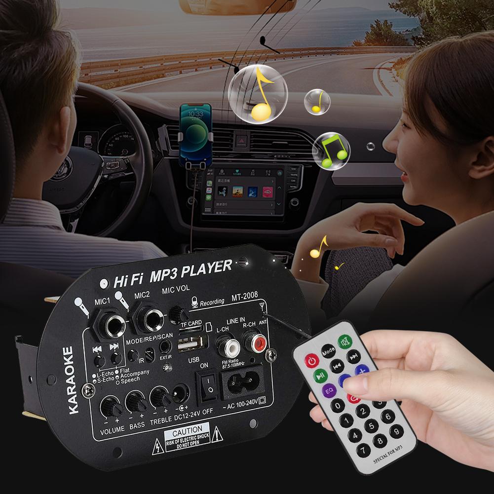 Плата усилителя R # MP3, Bluetooth-совместимая плата цифрового усилителя 120 Вт, сабвуфер