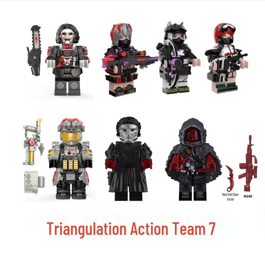 Конструктор Delta Mini Action Special Forces - Модель Фигурки Глубокий Синий