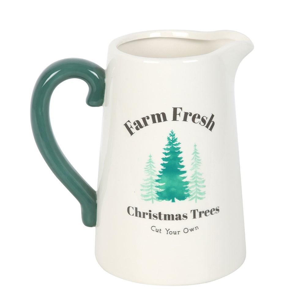 Something Different Farm Fresh Christmas Trees Flower Jug