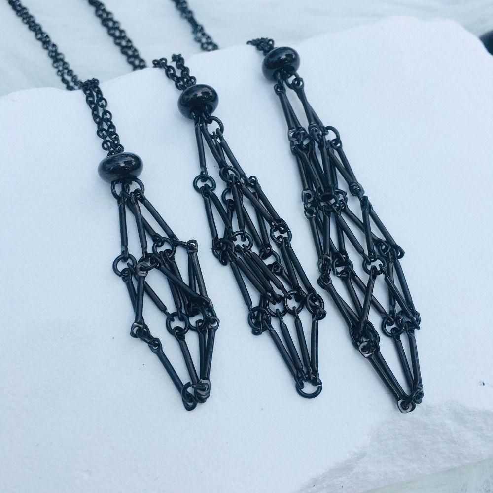 Медное кристаллическое сетчатое металлическое ожерелье Серебряное цветное ожерелье-цепочка с каменным держателем, ожерелье, повседневная одежда