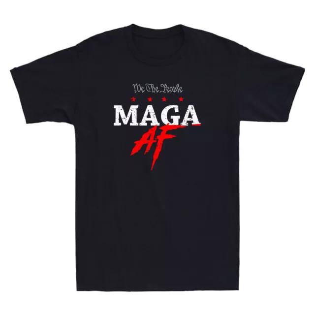 We The People Maga AF Independence Day Funny Quote Saying Vintage Cotton Tee