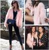 Fluffy Faux Fur Coats Women Winter Warm Elegant Loose Evening Nightclub Velvet Parka Overcoat