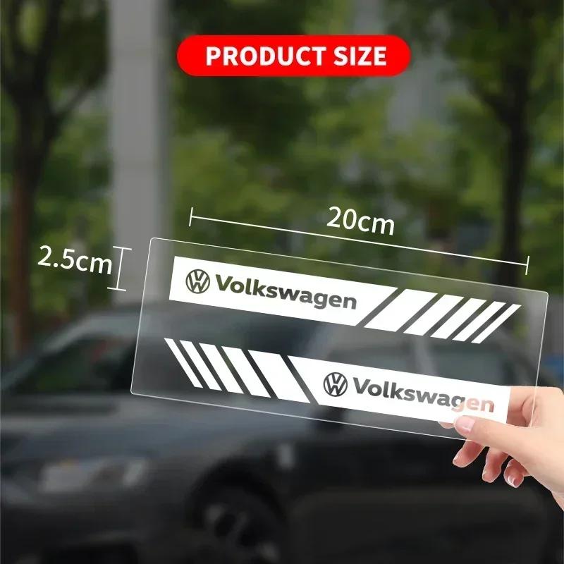 For VW Volkswagen Jetta MK5 Golf Car Styling 2Pcs Rearview Mirror Decal Stickers For Volkswagen VW Touran Beetle Golf Passat Jet