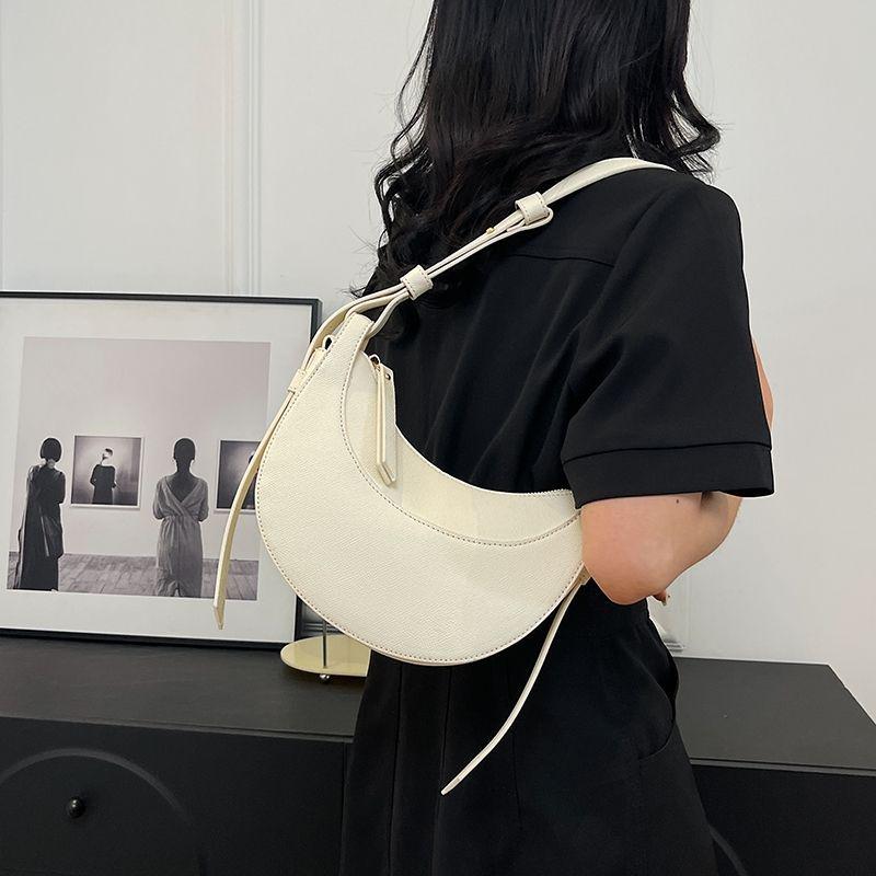 Женская французская нишевая сумка-седло полумесяц - полумесяц под мышкой и кроссбоди, идеально подходит для работы и поездок