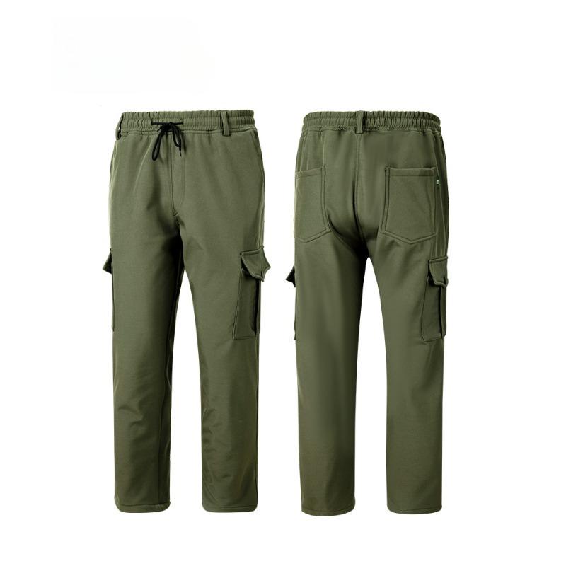 Autumn and Winter Plus Velvet Thickened Jacket Suits for Men and Women Windproof and Water-repellent Outdoor Cold-proof Warm Overalls