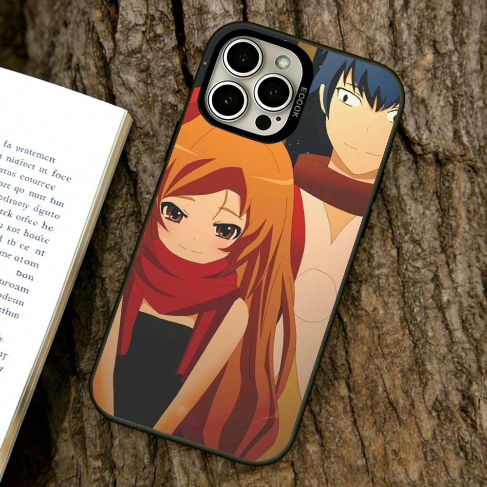 Чехол для телефона Toradora для iPhone 17,16,15,14,13,12,11 Plus,Pro Max,XS,Цветная серебристая внутренняя крышка