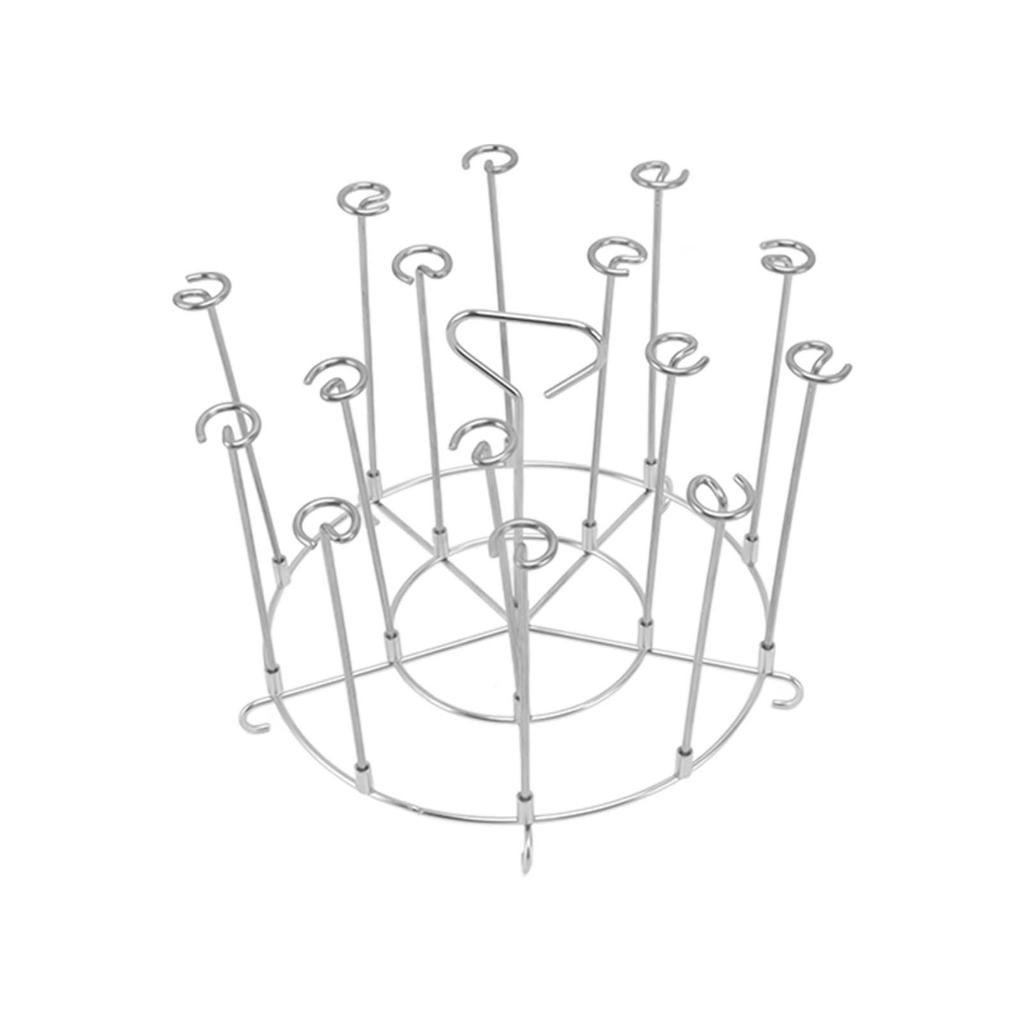 Skewer Stand Racks Stainless Steel Grilling Skewer Stand for Ninja Foodi Fryer 8QT