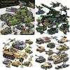 Конструктор Танк 8в1 Военный Тяжелый Танк Модель Конструктор Армейские Игрушки Мальчик