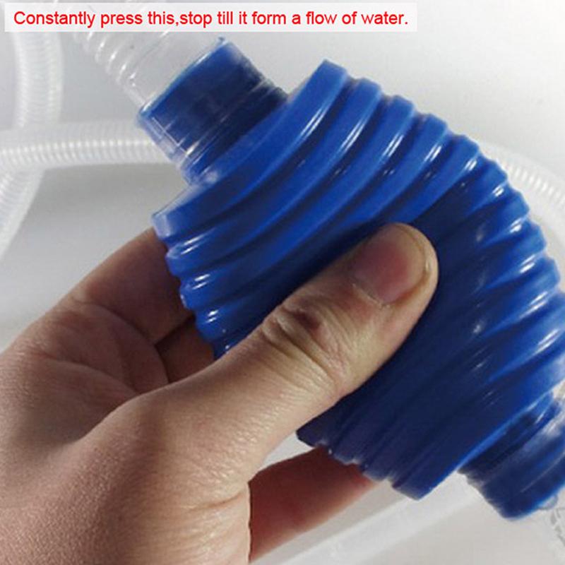 Полуавтоматический сифон для замены воды в аквариуме, сифон для пылесоса, насос для рыбного бака