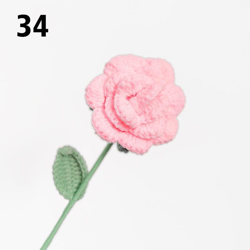 Подарок на День Учителя Подсолнух Вязаный Цветок Вязаный Цветок Ручной Работы Букет Домашний