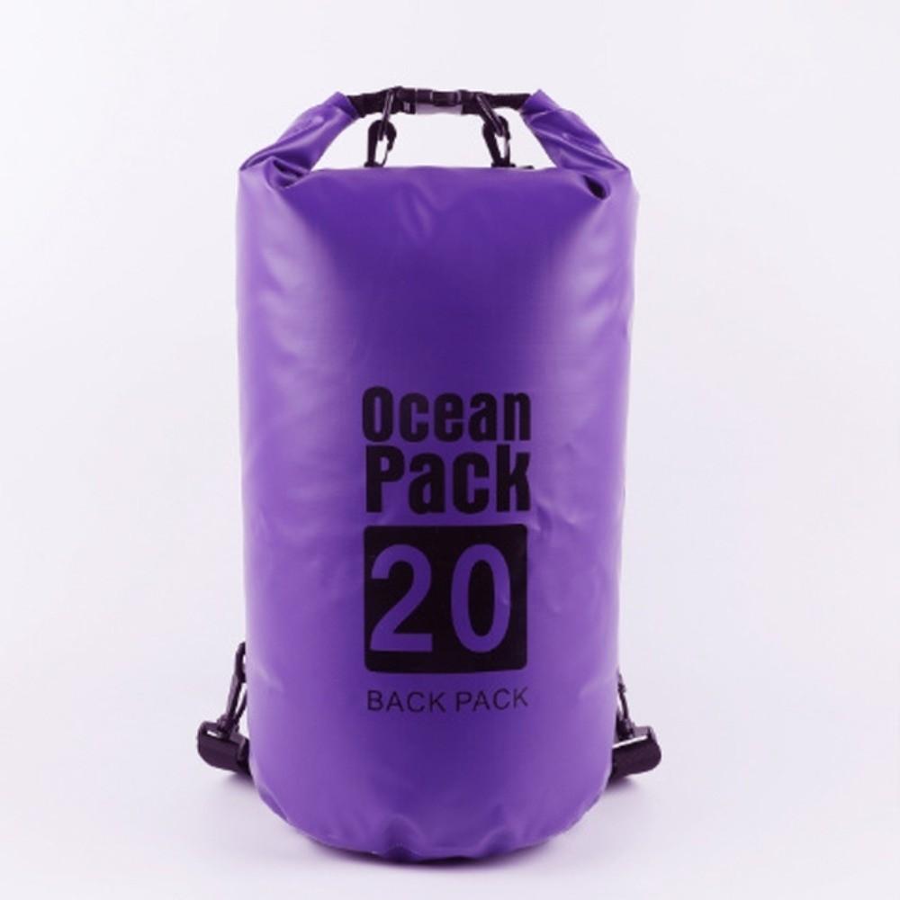20L Swimming Bucket Bag Waterproof Beach Backpack Extra Thick Waterproof Dry Bag  Beach Swimming